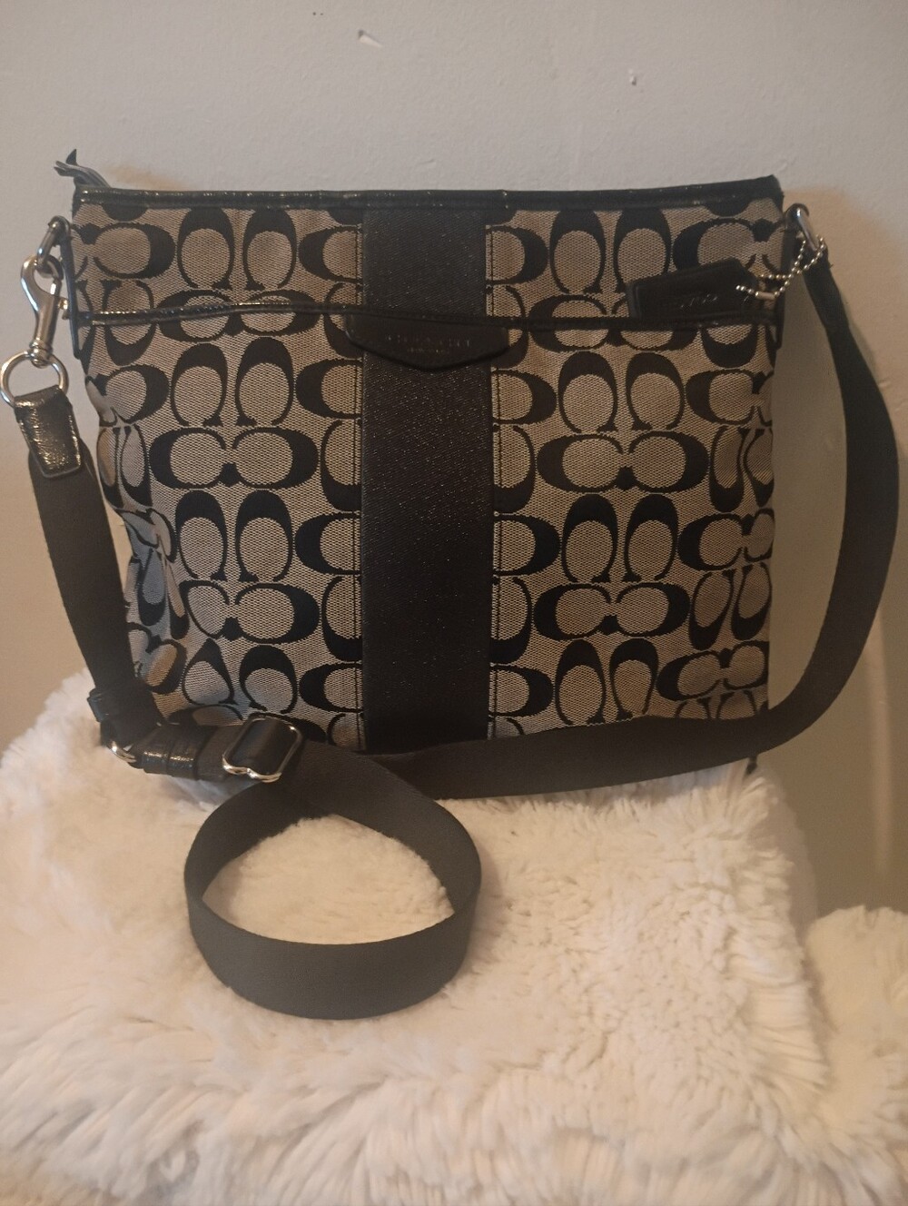 Coach Signature C File Crossbody bag